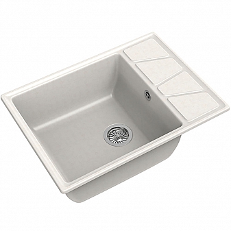 Мойка кухонная GranFest GF-V-680L 68 см белая