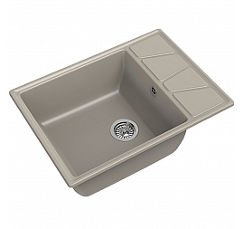 Мойка кухонная GranFest GF-V-680L 68 см топаз