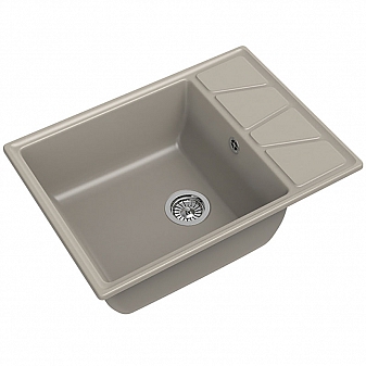 Мойка кухонная GranFest GF-V-680L 68 см топаз