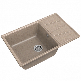 Мойка кухонная GranFest GF-V-780L 78 см песочная