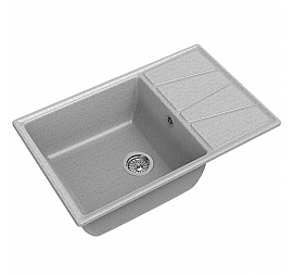 Мойка кухонная GranFest GF-V-780L 78 см серая