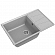Мойка кухонная GranFest GF-V-780L 78 см серая