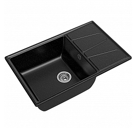 Мойка кухонная GranFest GF-V-780L 78 см черная