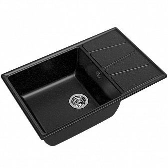 Мойка кухонная GranFest GF-V-780L 78 см черная
