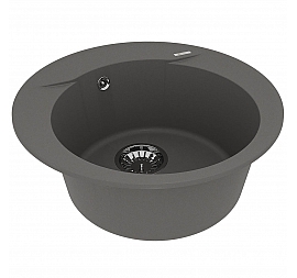 Мойка кухонная Lemark Sula 500 9910005 50 см серый шёлк