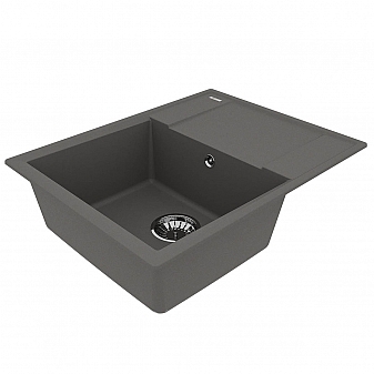 Мойка кухонная Lemark Imandra 640 9910023 64 см серый шёлк