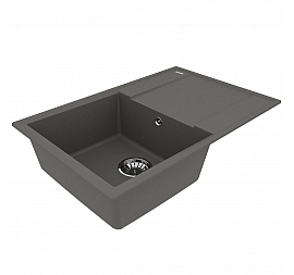 Мойка кухонная Lemark Imandra 760 9910029 76 см серый шёлк