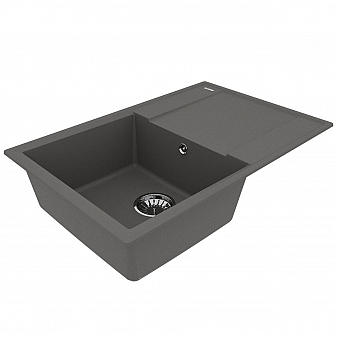 Мойка кухонная Lemark Imandra 760 9910029 76 см серый шёлк
