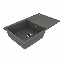 Мойка кухонная Lemark Imandra 840 9910035 84 см серый шёлк
