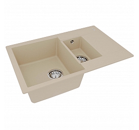 Мойка кухонная Lemark Ramza 760 9910038 76 см бежевый
