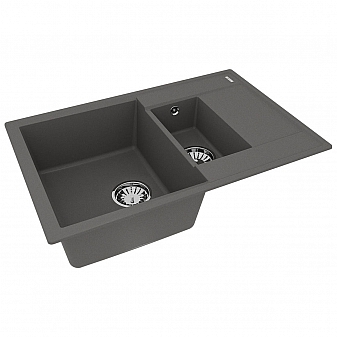 Мойка кухонная Lemark Ramza 760 9910041 76 см серый шёлк