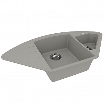 Мойка кухонная Lemark Irkana 980 9910045 98 см грэй