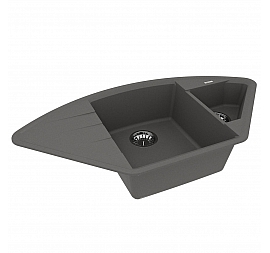 Мойка кухонная Lemark Irkana 980 9910047 98 см серый шёлк