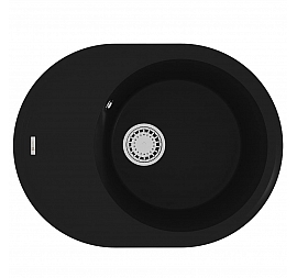 Мойка кухонная Lemark Lacha 620 9910049 62 см антрацит