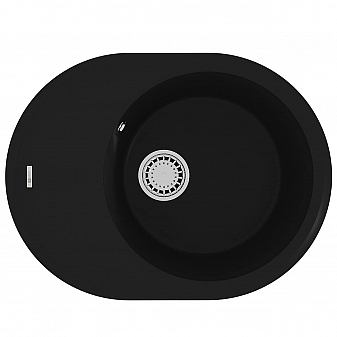 Мойка кухонная Lemark Lacha 620 9910049 62 см антрацит