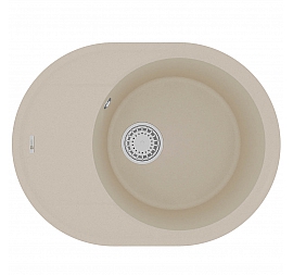 Мойка кухонная Lemark Lacha 620 9910050 62 см бежевый