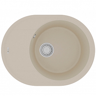 Мойка кухонная Lemark Lacha 620 9910050 62 см бежевый