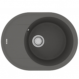 Мойка кухонная Lemark Lacha 620 9910053 62 см серый шёлк