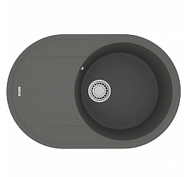 Мойка кухонная Lemark Lacha 760 9910059 76 см серый шёлк