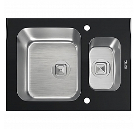 Мойка кухонная Tolero Ceramic Glass TG-660K 66 см