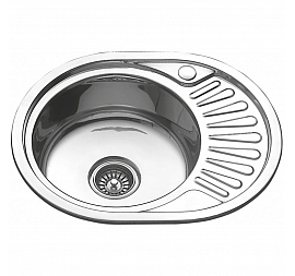 Мойка кухонная Melana MLN-5745 L 57 см 0.6 мм врезная