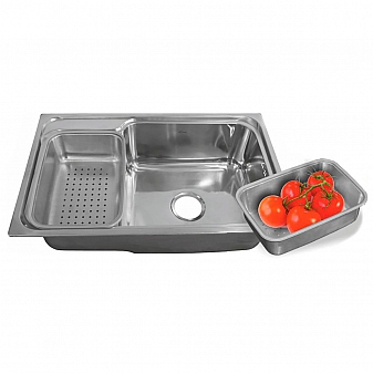 Мойка кухонная Melana MLN-7245 224 N 72 см 0.8 мм врезная