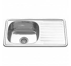 Мойка кухонная Melana MLN-7643 L 76 см 1 мм врезная