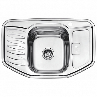 Мойка кухонная Ledeme L67851 78 см декор