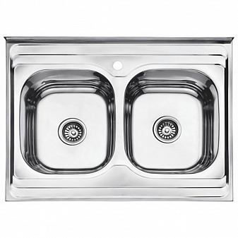 Мойка кухонная Ledeme L98060В-6 80 см полированная