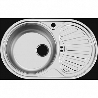 Мойка кухонная Ukinox Фаворит FA*770.480 W GW8K L 77 см лайн