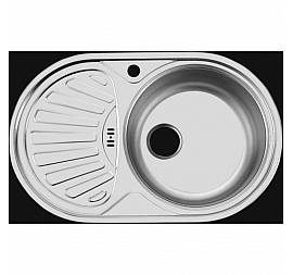 Мойка кухонная Ukinox Фаворит FA*770.480 W GW8K R 77 см лайн