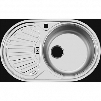 Мойка кухонная Ukinox Фаворит FA*770.480 W GW8K R 77 см лайн