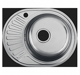 Мойка кухонная Ukinox Фаворит FA*577.447 GT8K R 58 см полированная