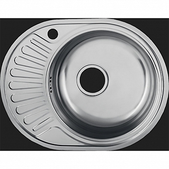 Мойка кухонная Ukinox Фаворит FA*577.447 GT8K R 58 см полированная