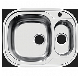 Мойка кухонная Ukinox Галант GA*628.488 15 GT8K L 63 см полированная