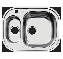 Мойка кухонная Ukinox Галант GA*628.488 15 GT8K R 63 см полированная