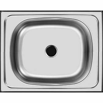Мойка кухонная Ukinox Стандарт ST*500.400 50 см матовая