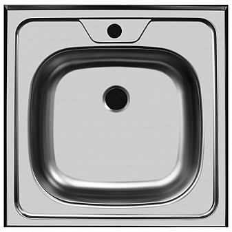 Мойка кухонная Ukinox Стандарт ST*500.500 50 см матовая