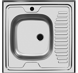 Мойка кухонная Ukinox Стандарт ST*600.600 L 60 см матовая