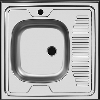 Мойка кухонная Ukinox Стандарт ST*600.600 L 60 см матовая