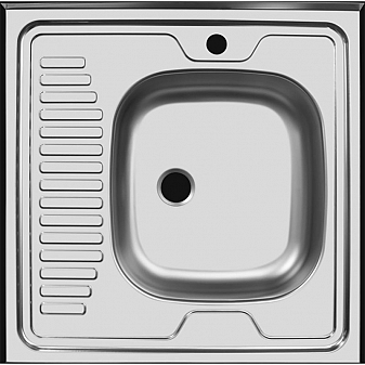 Мойка кухонная Ukinox Стандарт ST*600.600 R 60 см матовая