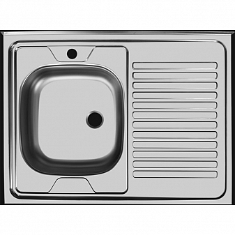 Мойка кухонная Ukinox Стандарт ST*800.600 L 80 см матовая