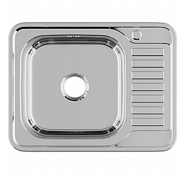 Мойка кухонная Iddis Basic BAS65PLi77 65 см полированная
