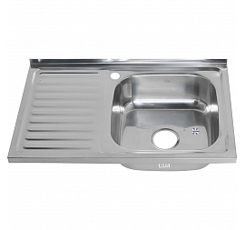 Мойка кухонная Melana MLN-8050 R 80 см 0.6 мм накладная