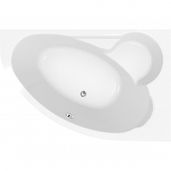 Акриловая ванна Cersanit Kaliope 153х100 см правая