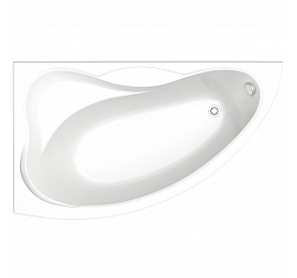 Акриловая ванна Bas Вектра В00007 150x90 см левая