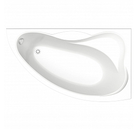 Акриловая ванна Bas Вектра В00008 150x90 см правая