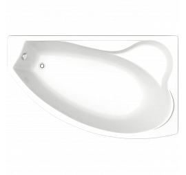 Акриловая ванна Bas Николь В00028 170x110 см правая