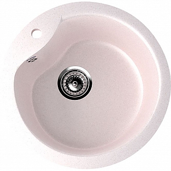 Мойка кухонная Ulgran U-102 48 см светло-розовый