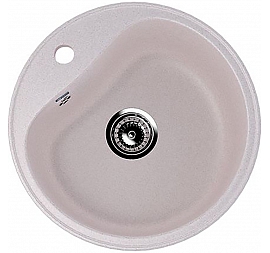 Мойка кухонная Ulgran U-100 49 см светло-розовый